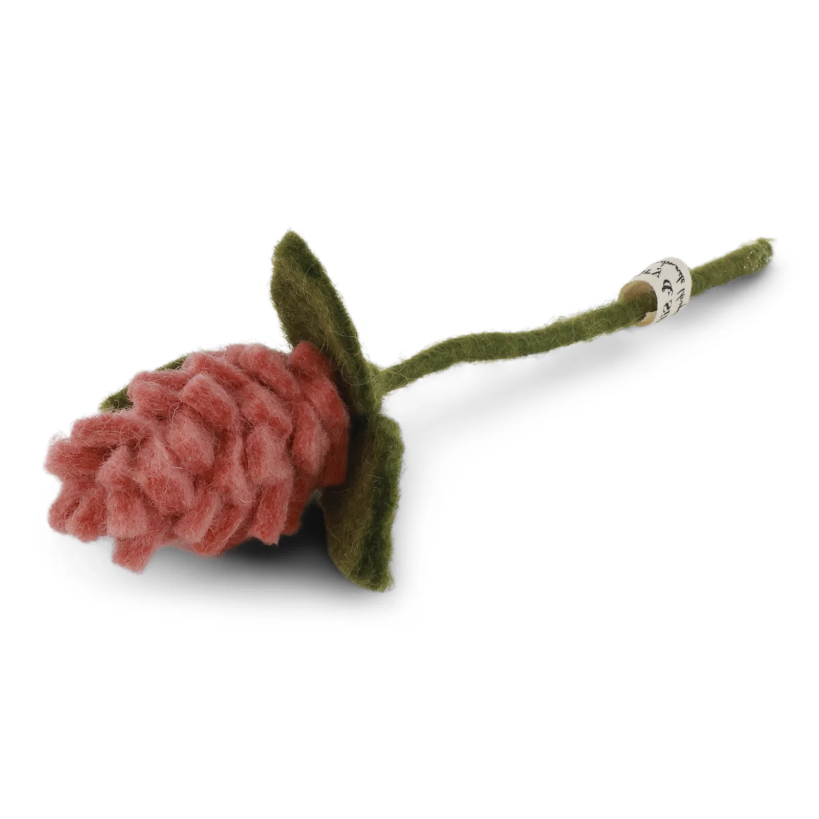 Gry & Sif Filz Artischocke/ Artichoke Flower - Dusty Red, ca. 17 cm