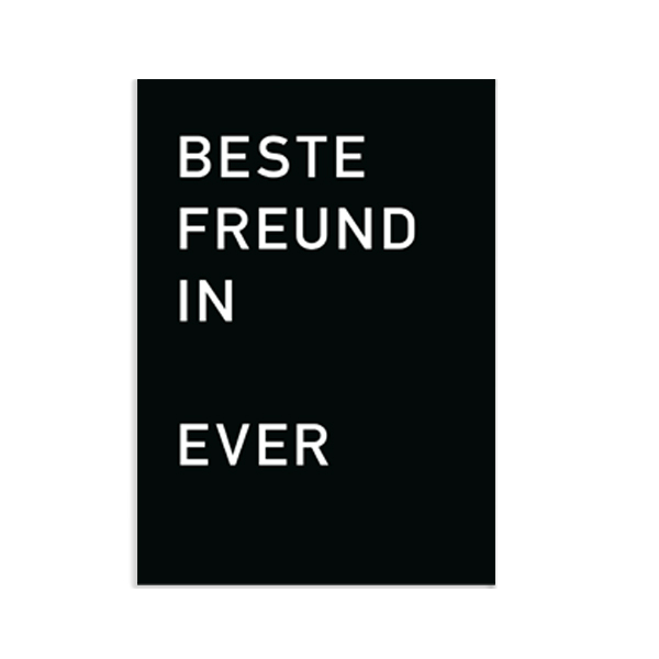 Postkarte Beste FreundIn von not the girl who misses much   