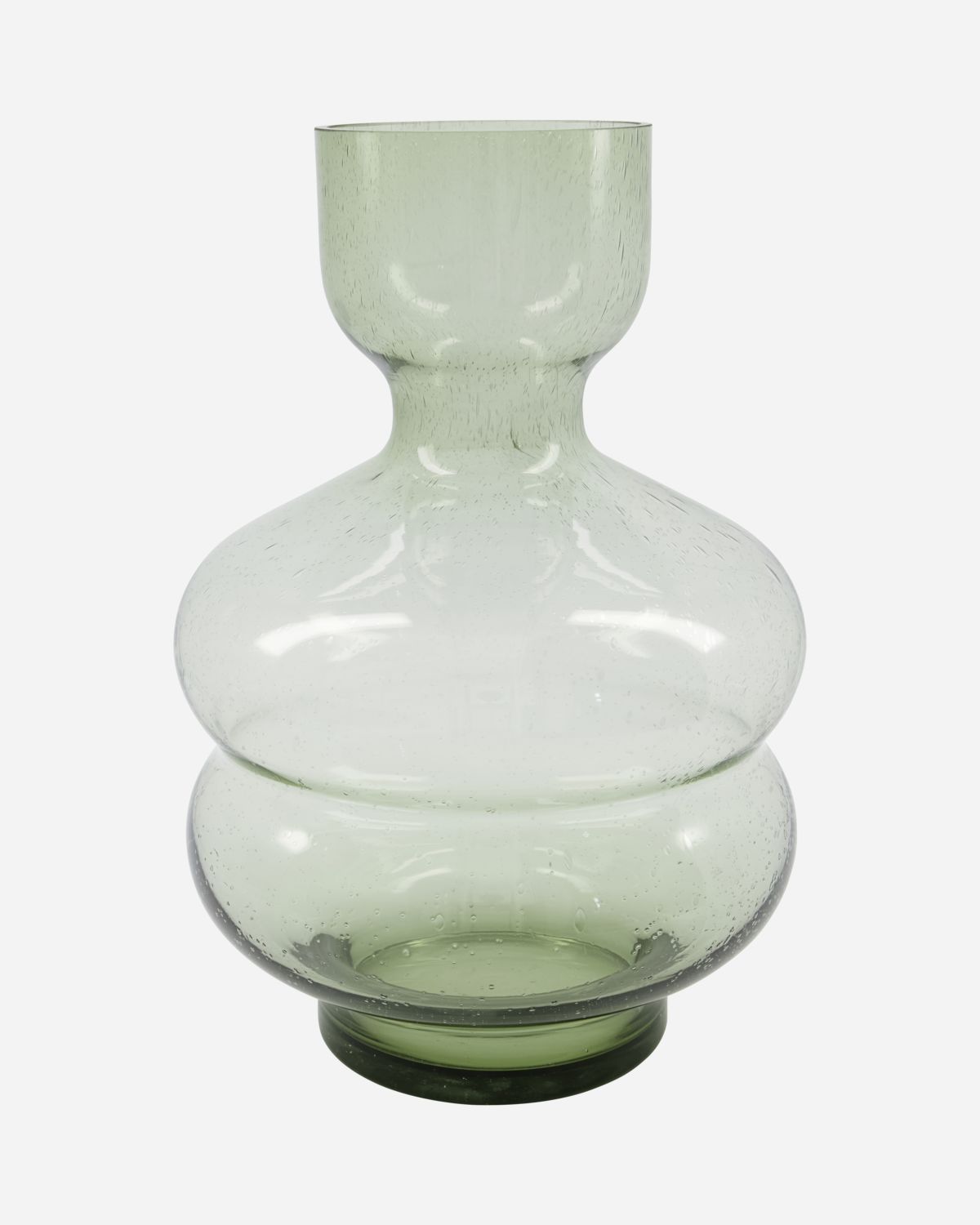 % House doctor Vase" Organi", ca. 24 x 35 cm, Grün, Glas