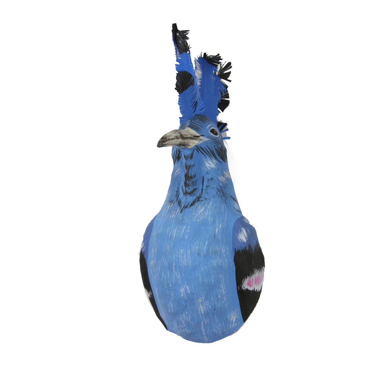 Blauer Wiedehopf, Vogel blau, Wandbehang, ca. 30 cm