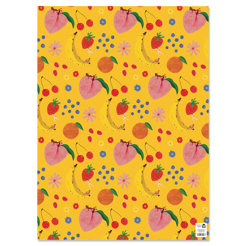 Geschenkpapier Fruittastic von Carolyn Suzuki, ca.  50 x 70 cm