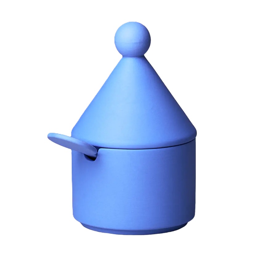 GOOD MOOD Zuckerdose Porzellan - summer sky, blau, 180 ml