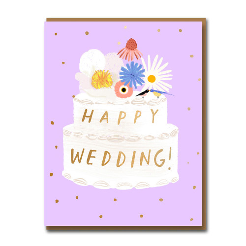 Doppelkarte Carolyn Suzuki Happy Wedding!, Hochzeitskarte