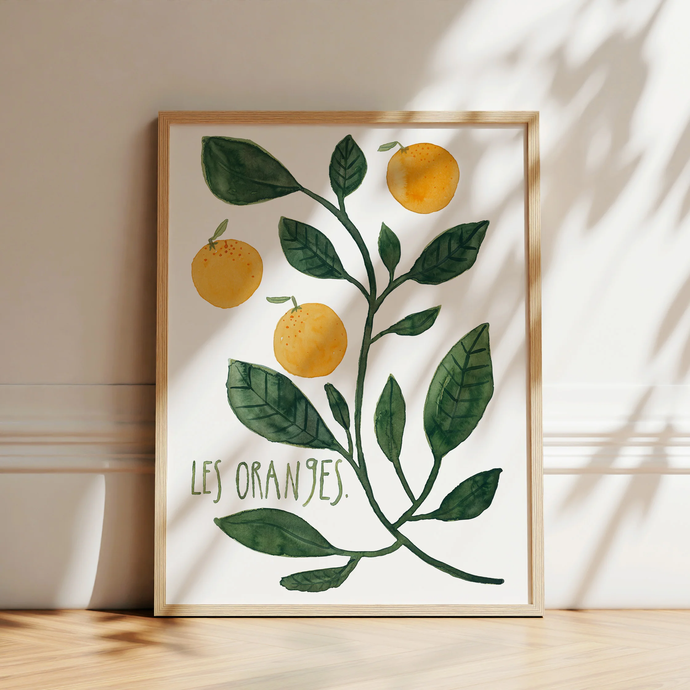 Leo La Douce Kunstdruck LES ORANGES, A3, Orangen