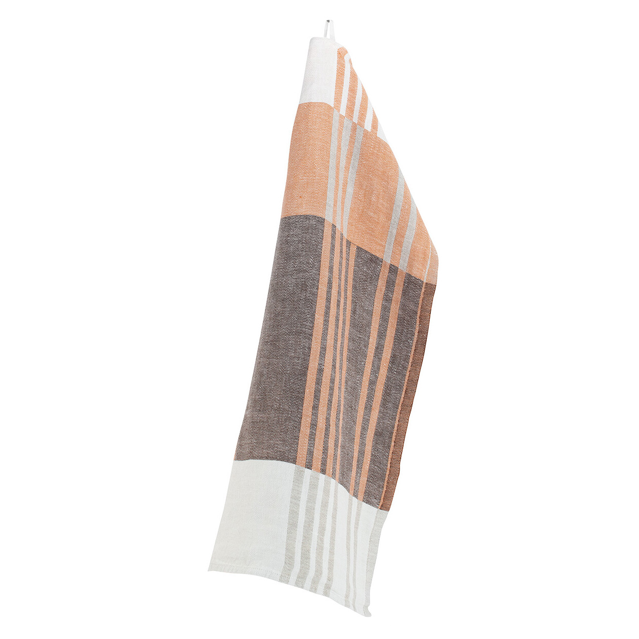 Lapuan Kankurit Geschirrtuch " TOFFEE"brown-rust, 100% Leinen 