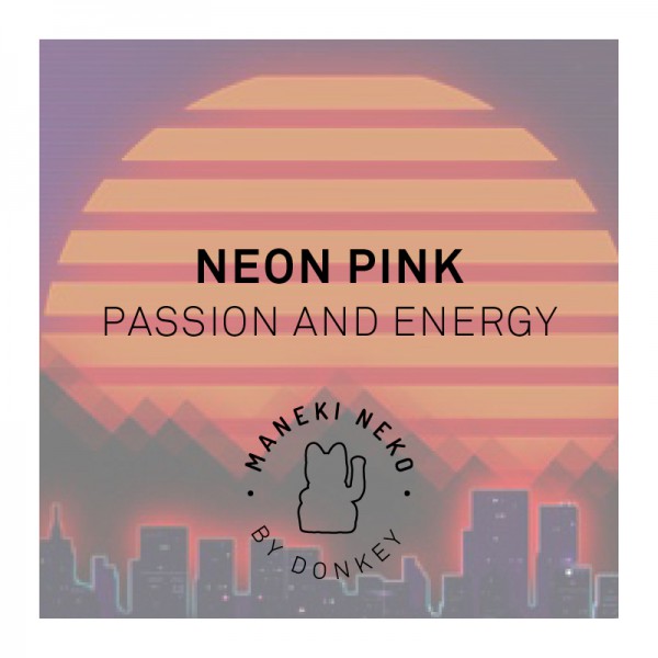 Lucky Cat / Neon Orange Winkekatze/ Glückskatze von donkey products, Katze