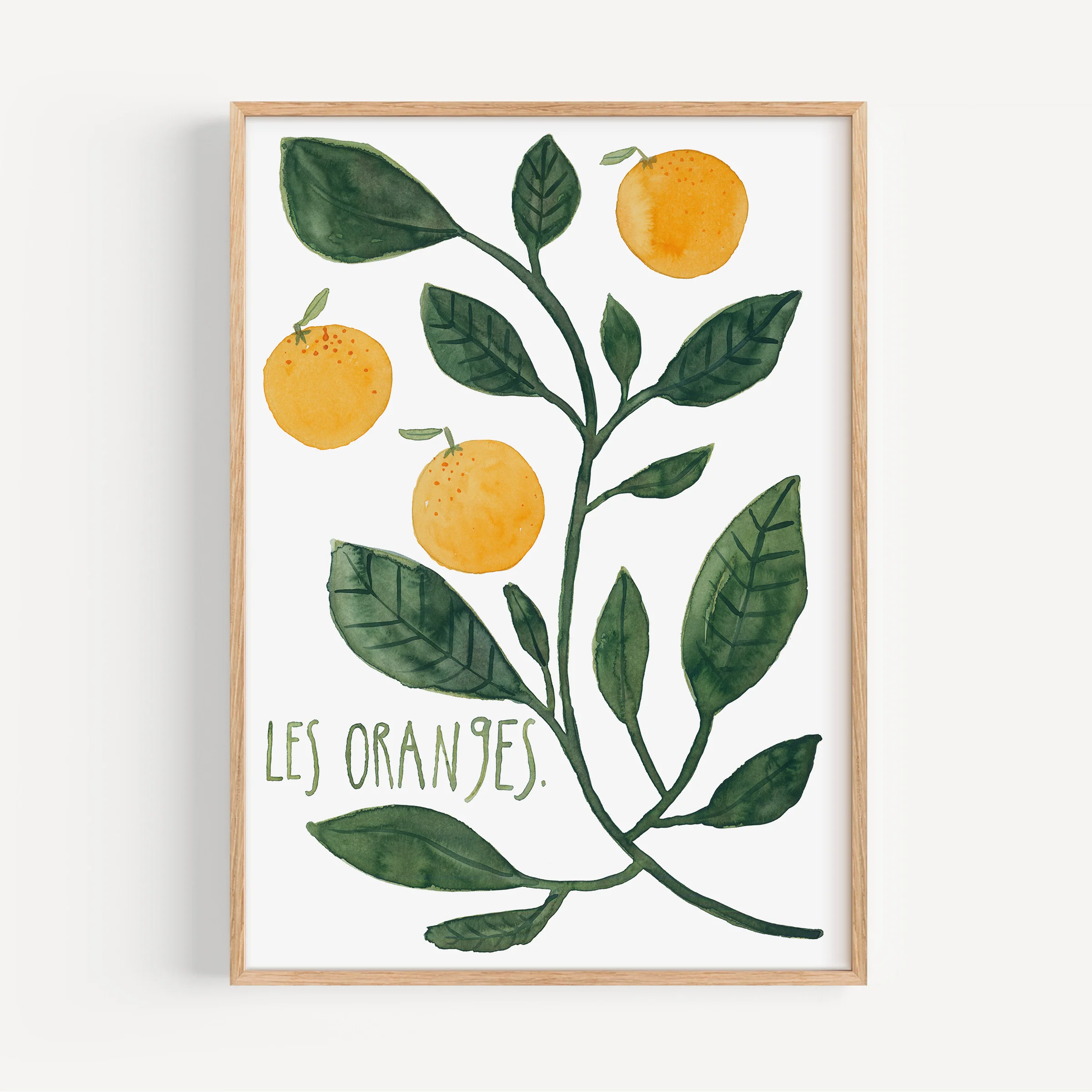 Leo La Douce Kunstdruck LES ORANGES, A3, Orangen