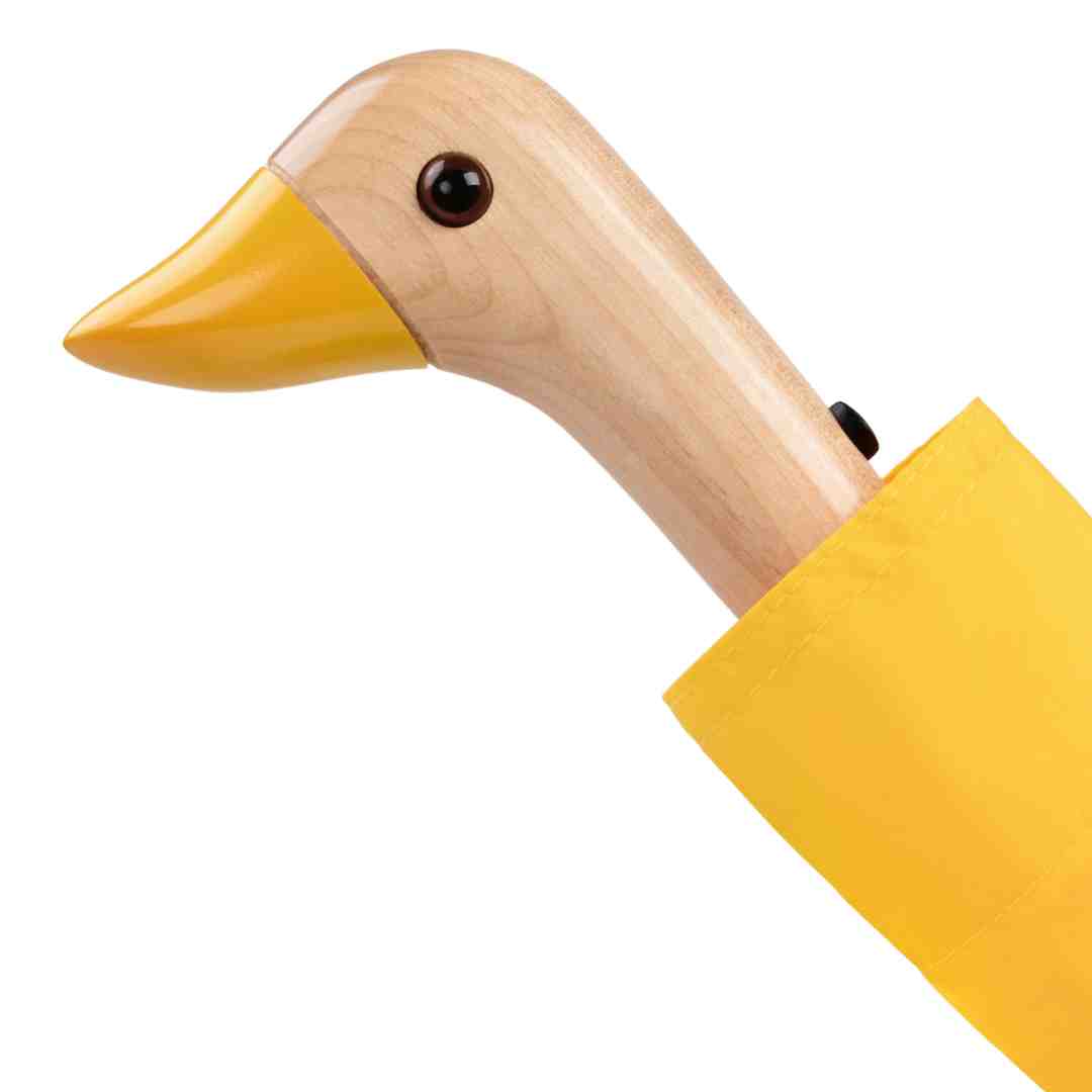Regenschirm Original Duckhead GELB,  Compact Duck Umbrella  