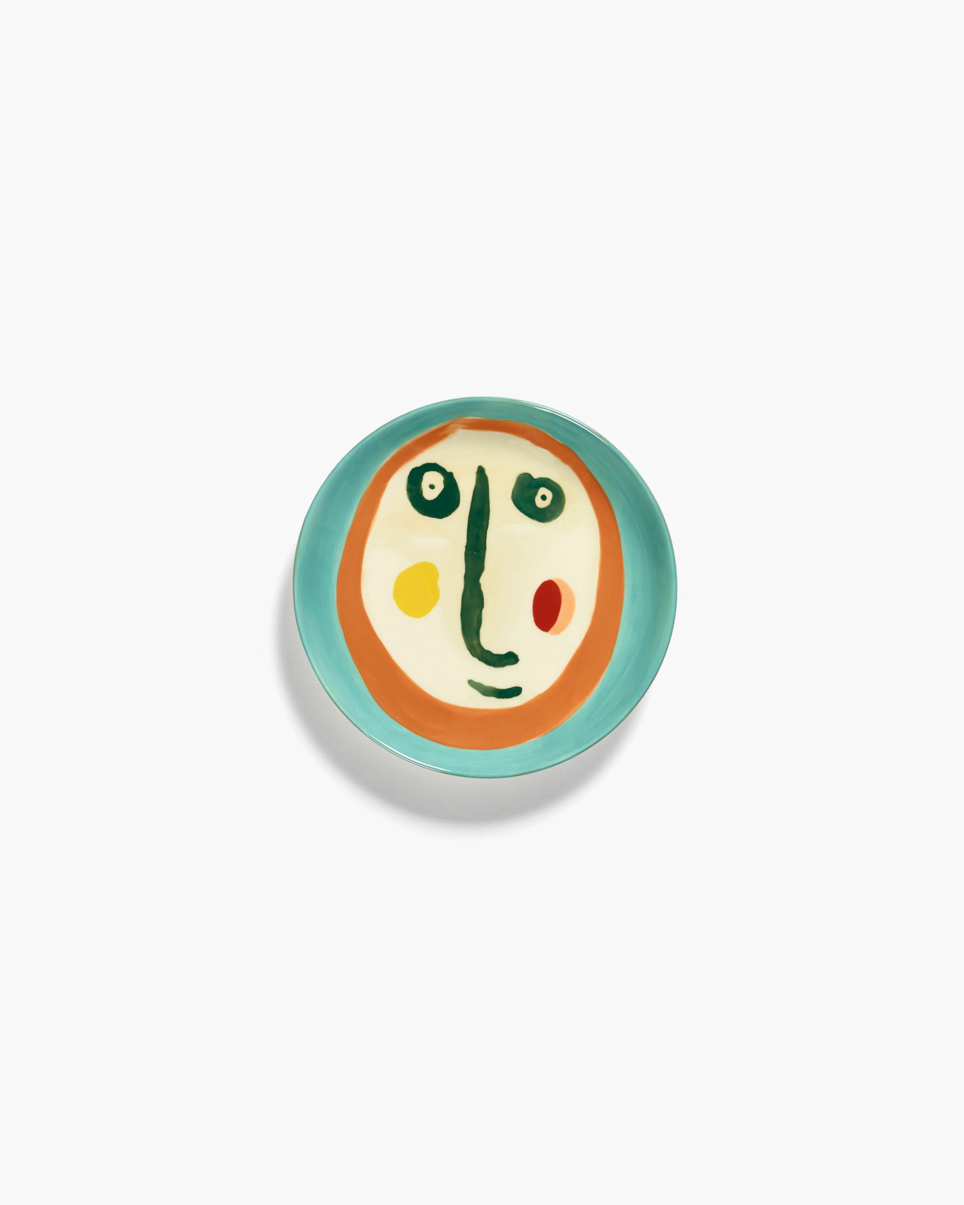 Ottolenghi Dessertteller mit Gesicht 2 Feast, D. 16 cm, Face