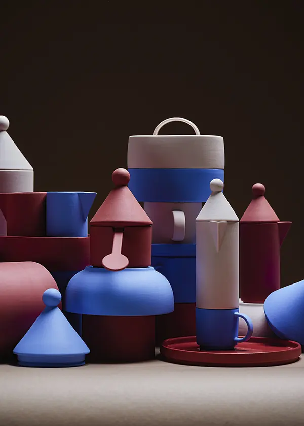 GOOD MOOD Milchkrug klein Porzellan - summer sky, blau, 200 ml 