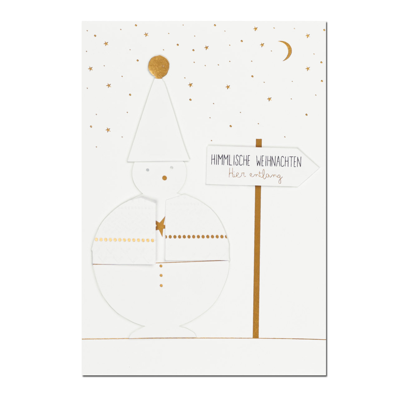 Räder Weihnachtskarte WICHTELKARTE "HIMMLISCHE WEIHNACHTEN"