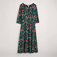 SEASALT CORNWALL Kleid 3/4 Wild Bouquet Dress- Mirrored Floral Tehidy