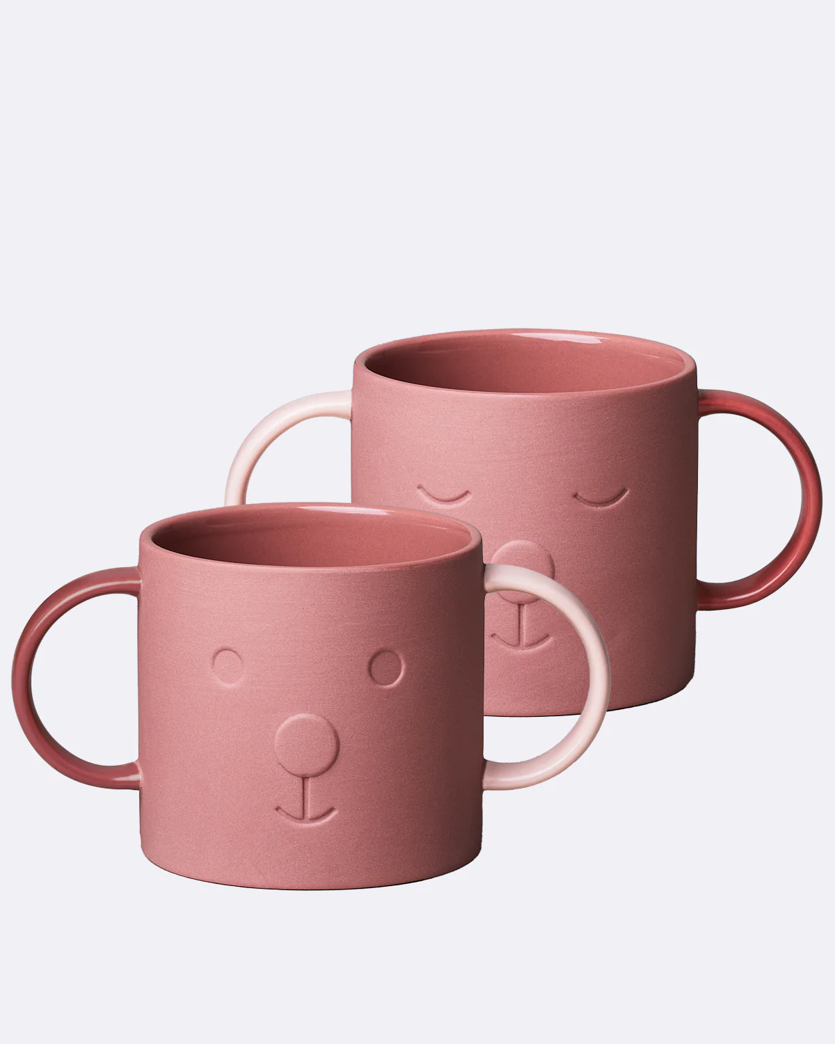 GOOD MOOD Porzellankindertasse- BO, strawberry bear, Kinderbecher mit zwei Henkeln 