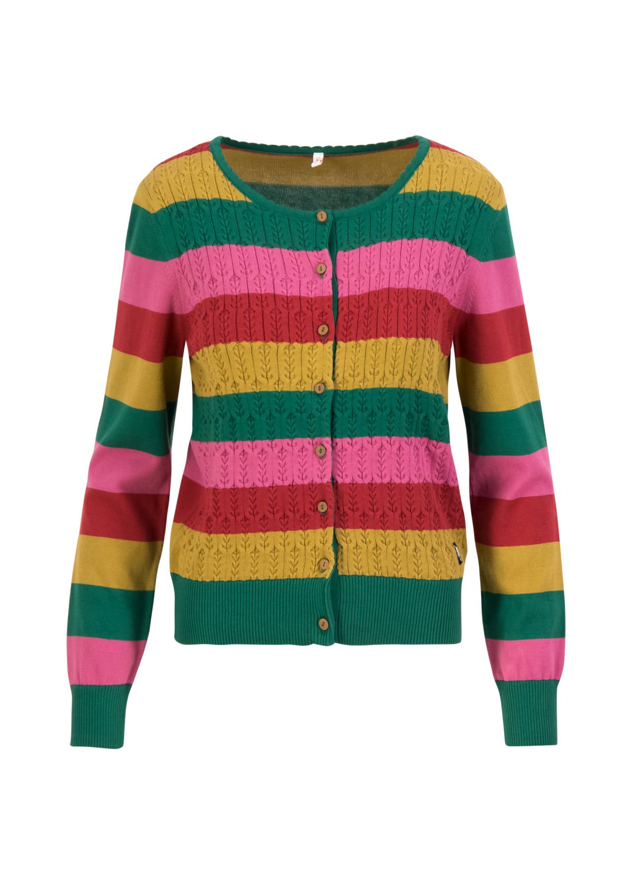 Blutsgeschwister Cardigan Save the Brave Candy - little party stripe knit