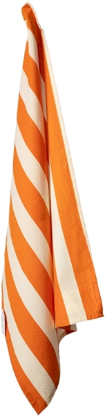 Geschirrtuch, artisan, gestreift-orange, 46x70 cm, Baumwolle
