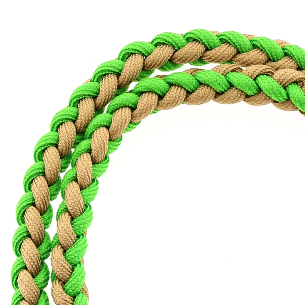 % LOT83 Handykette LANG Nr. 13 Beige-Neon Grün, Telefonkabel  