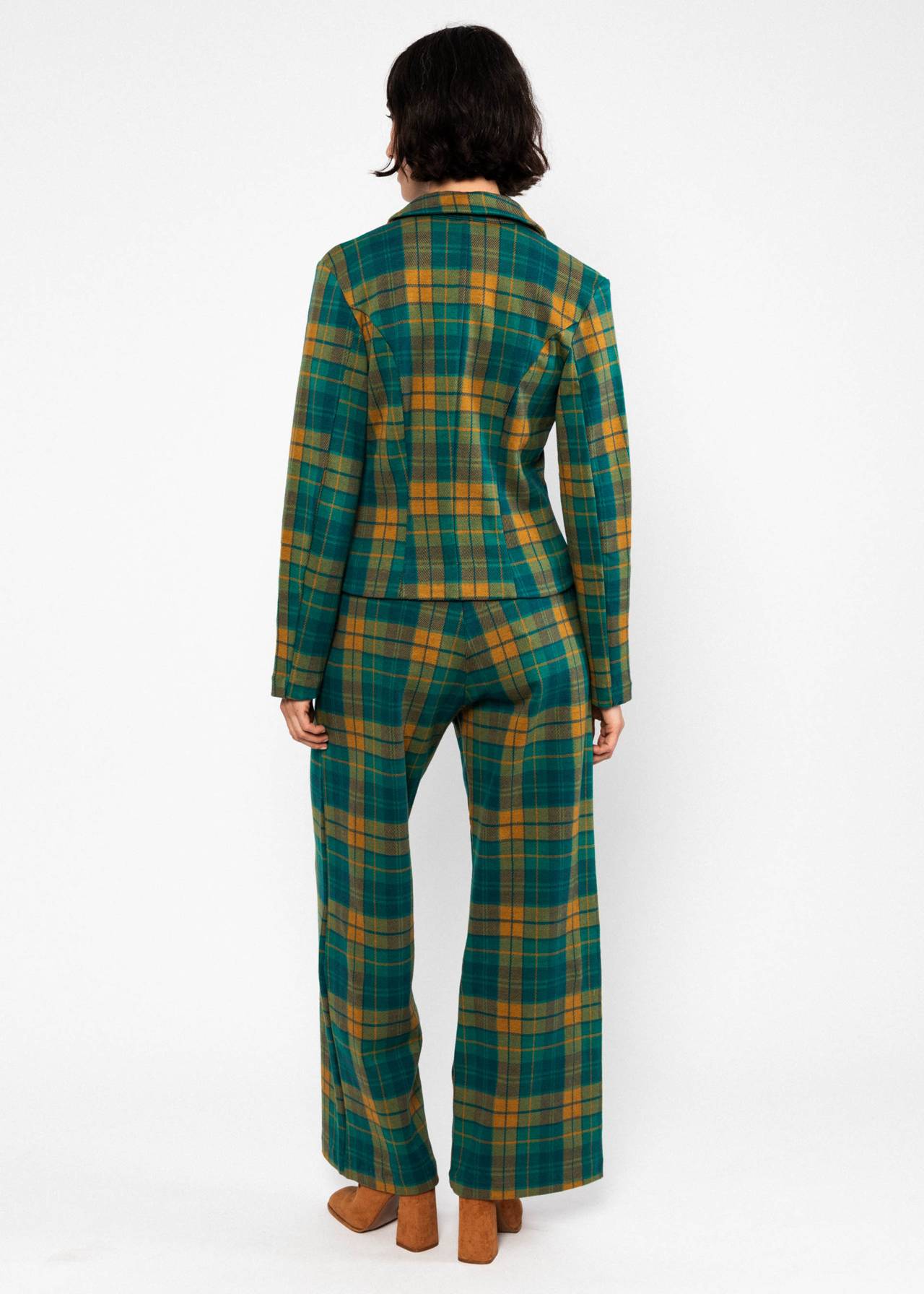 Blutsgeschwister Blazer Tailored Threads, classy sassy check