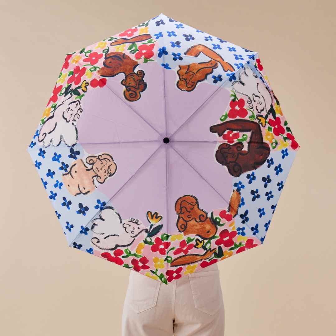 Regenschirm Original Duckhead HEAVEN's GARDEN, Bunt,  Compact Duck Umbrella 