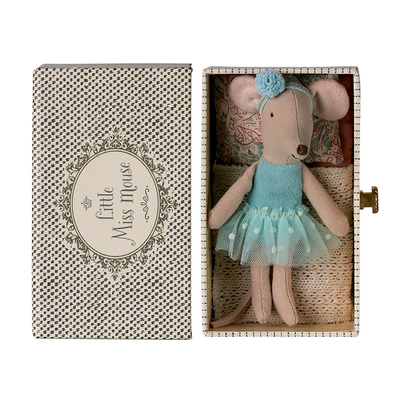 Maileg Tanzmaus im Tagesbett, Kleine Schwester, ca. 11 cm