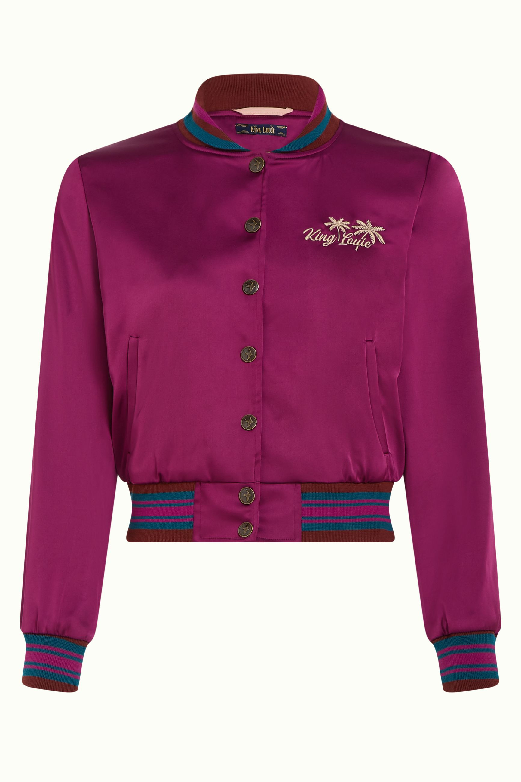 King Louie Cleo Jacket Monka,  Farbe: Vivid Purple, Jacke