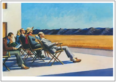 Edward Hopper Postkarte "People in the Sun, 1960"  , Kunst