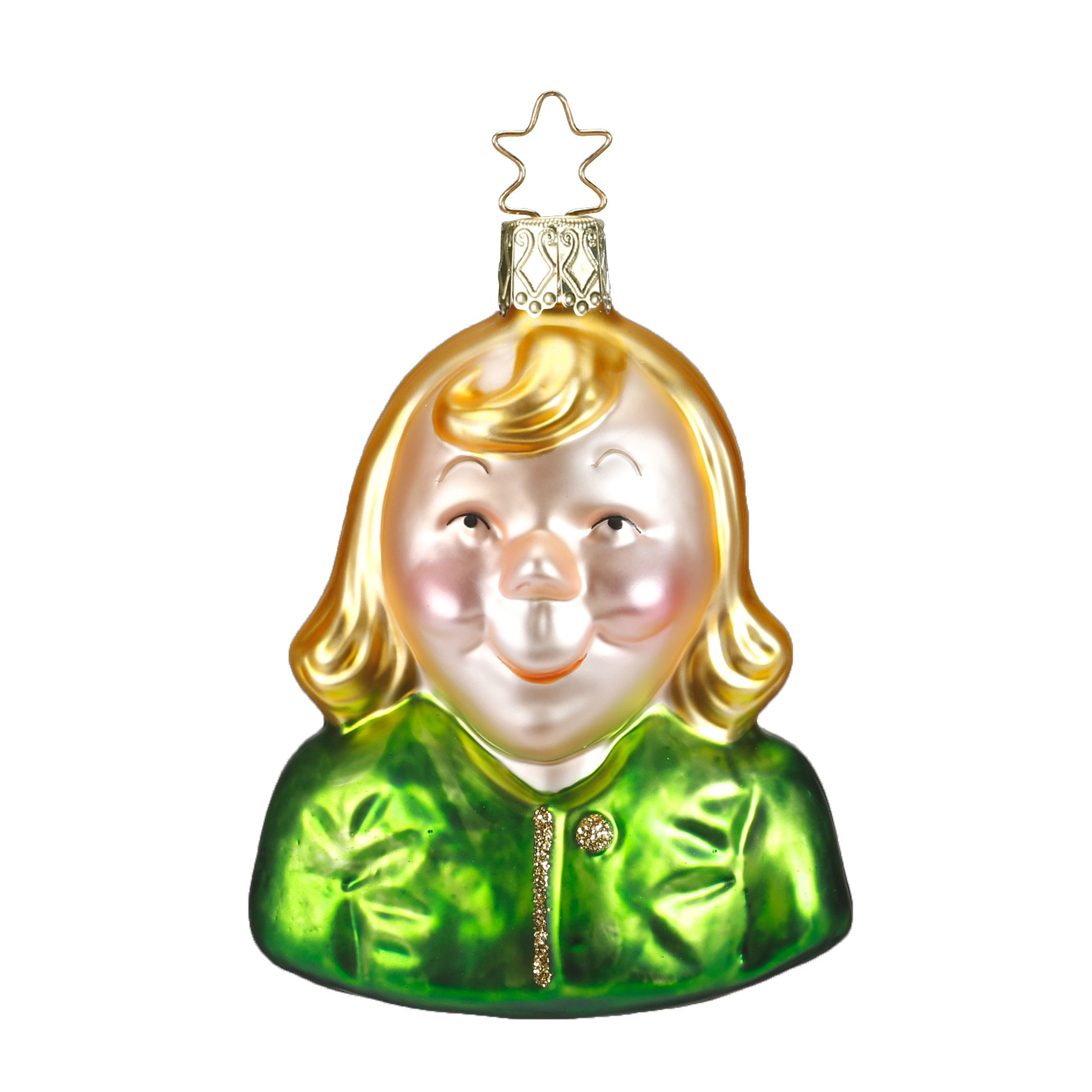 Inge Glas Moritz Christbaumanhänger , ca. 8,5 cm, Glas 