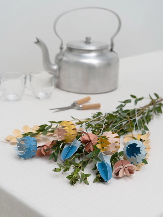 Jurianne Matter FIELD flowers small - mix (6 Blumen), Bastelset 