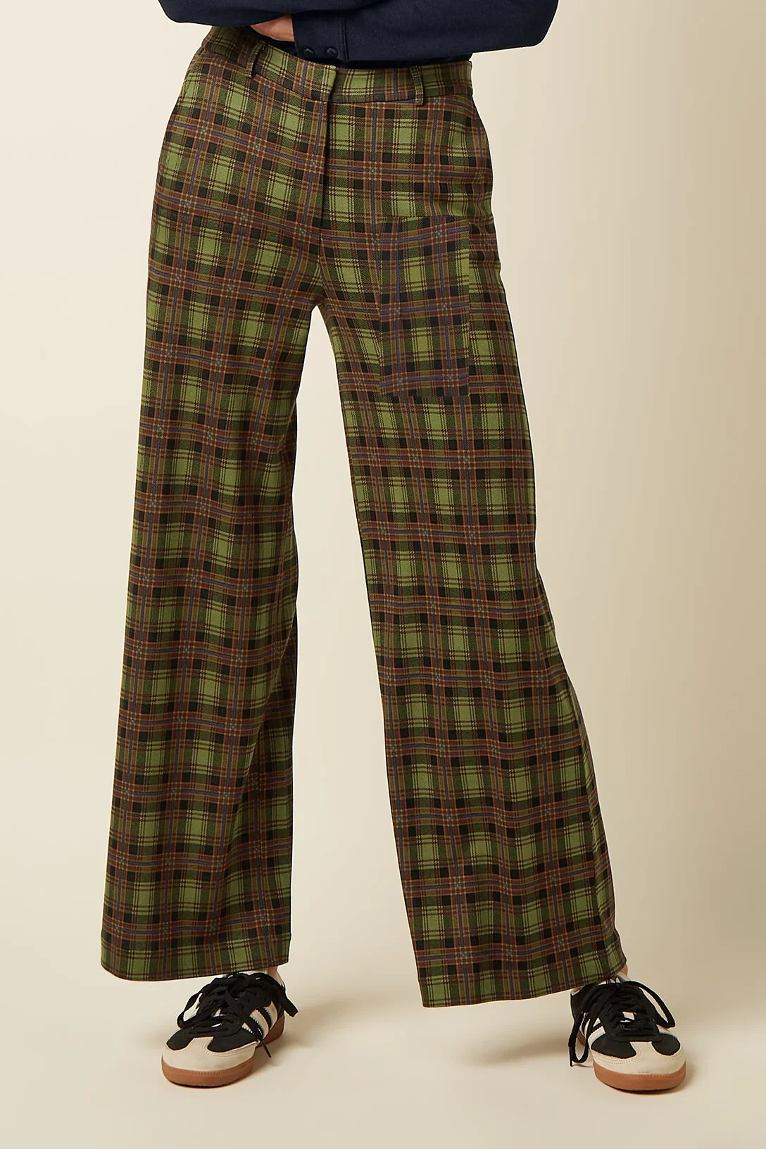King Louie Federica Pants Timber Check, Hose, Farbe Multi Color - Timber Check