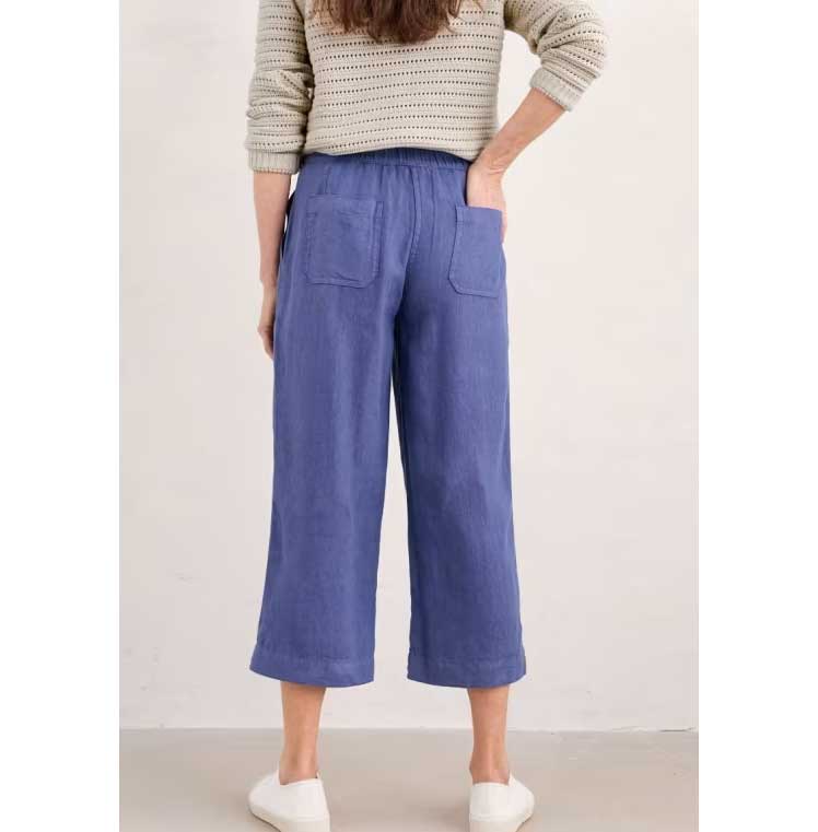 % SEASALT CORNWALL Poleacre Leinen Hose, kurz, Farbe Lupin %