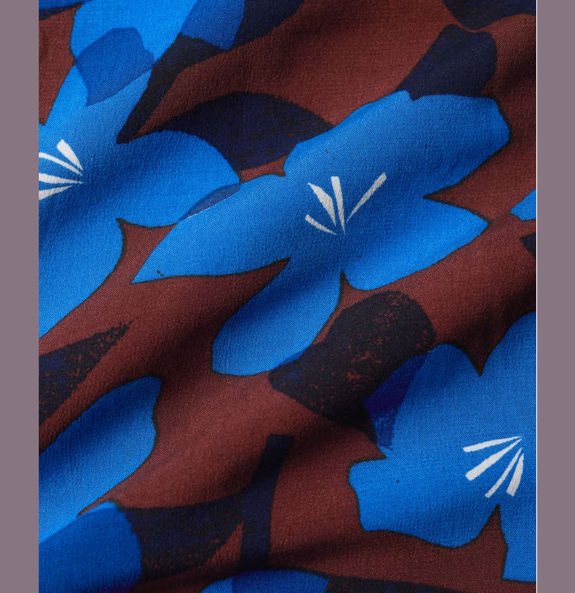 SEASALT CORNWALL Lethlean Pleated Maxi Skirt, Langer Rock, Macro Flower Cocoa