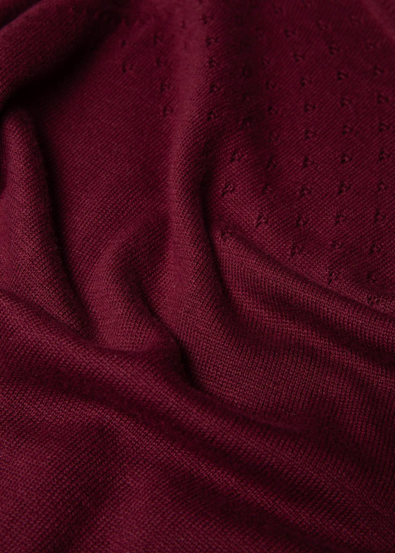 Blutsgeschwister Winter Strickjacke Tender Thoughts, burgundy dream knit