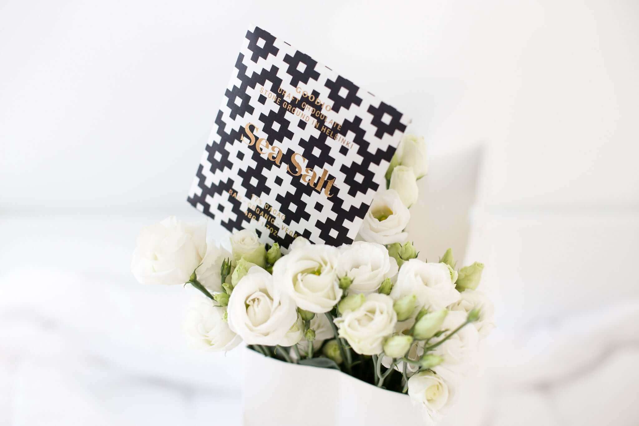 GOODIO Sea Salt Schokolade 77%, Organic Chocolate 77%, 48 g   