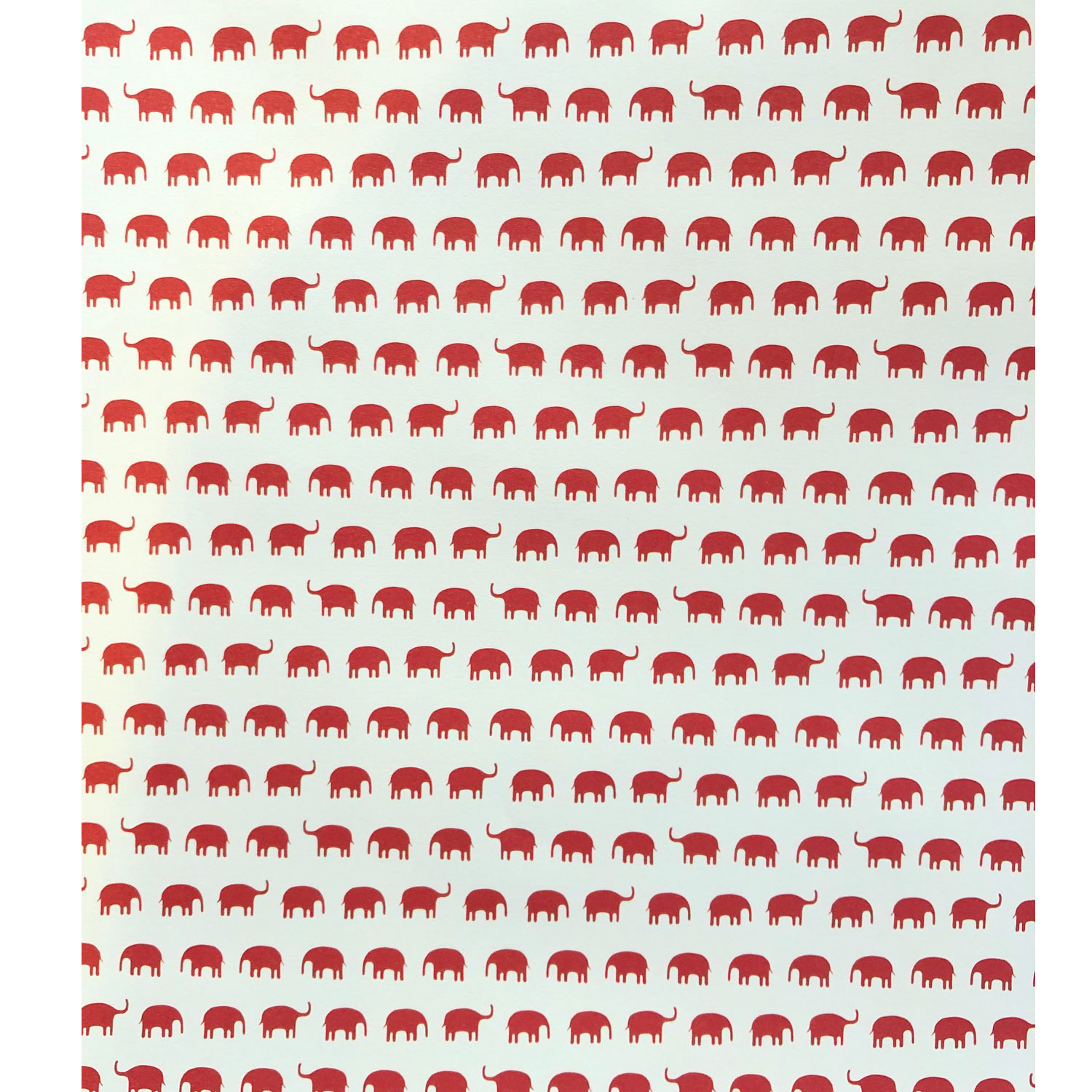 Geschenkpapier - Geburt, Elefanten, neutral , ca. 50 x 70 cm , rot