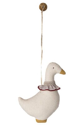 Maileg Stoffornament, Gans - Roter Schal, ca. 8,5 cm