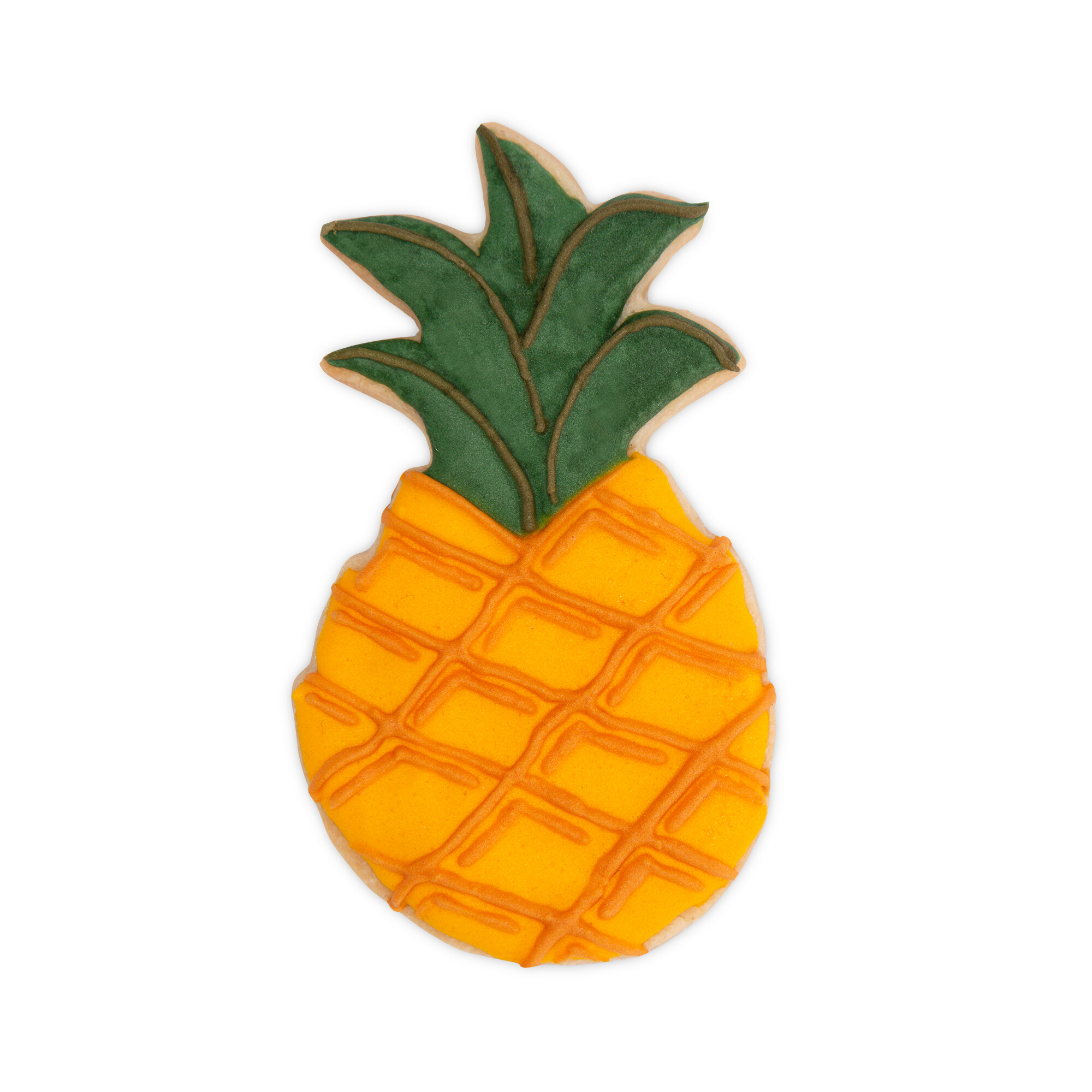Ausstecherle Ananas - 9,5 cm  von Städter, Präge-Ausstecher Ananas, Plätzchen Backen 