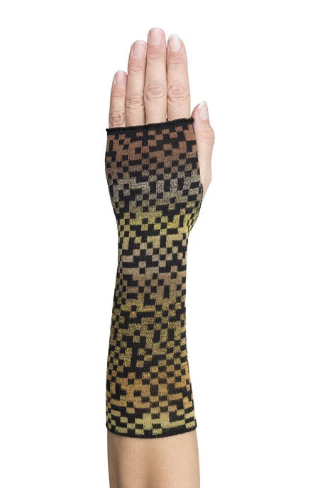 McKernan Handstulpen "RASTER" WINDFALL, ca. 27 x 8 cm, 100% feine Wolle, Pulswärmer