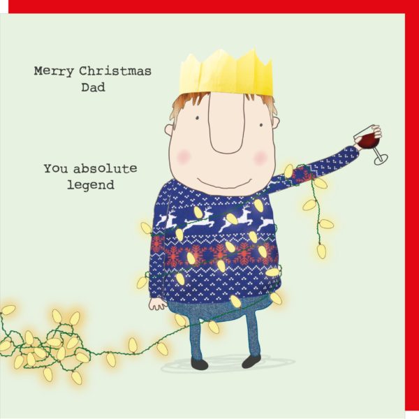 Rosie Made A Thing Doppelkarte XMAS "Merry Christmas Dad"   Weihnachten  