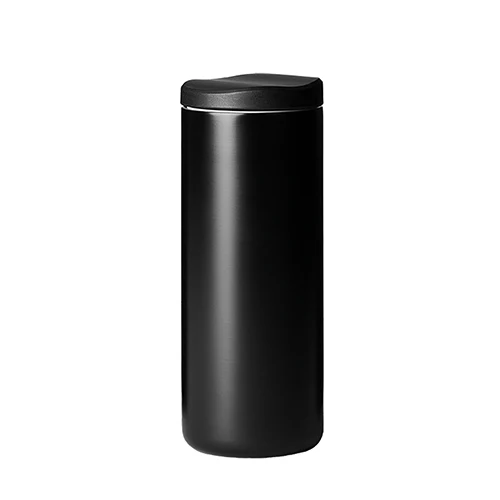 SlideCup NEO , Edelstahlbecher to go , 350 ml , Farbe: Antracite