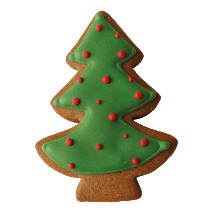 AusstecherleTannenbaum 4 cm, Edelstahl von Birkmann, Prägeausstecher, Ausstechform