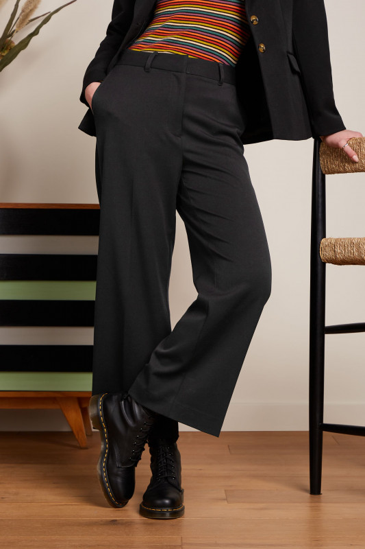 King Louie Hose Frederica Pants Broadway, Farbe: Schwarz