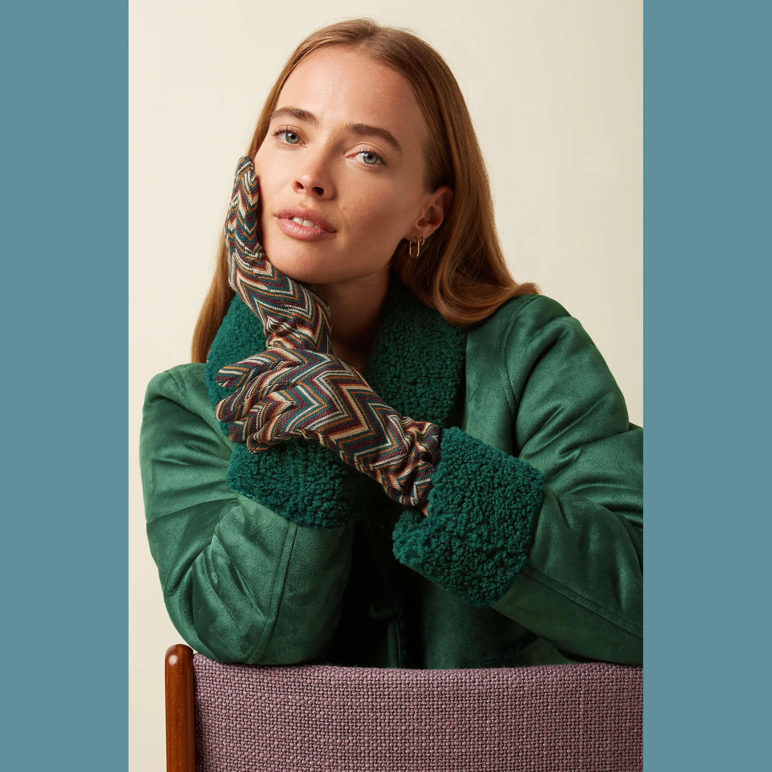 King Louie Handschuhe Fable Glove, Farbe: Botanical Green