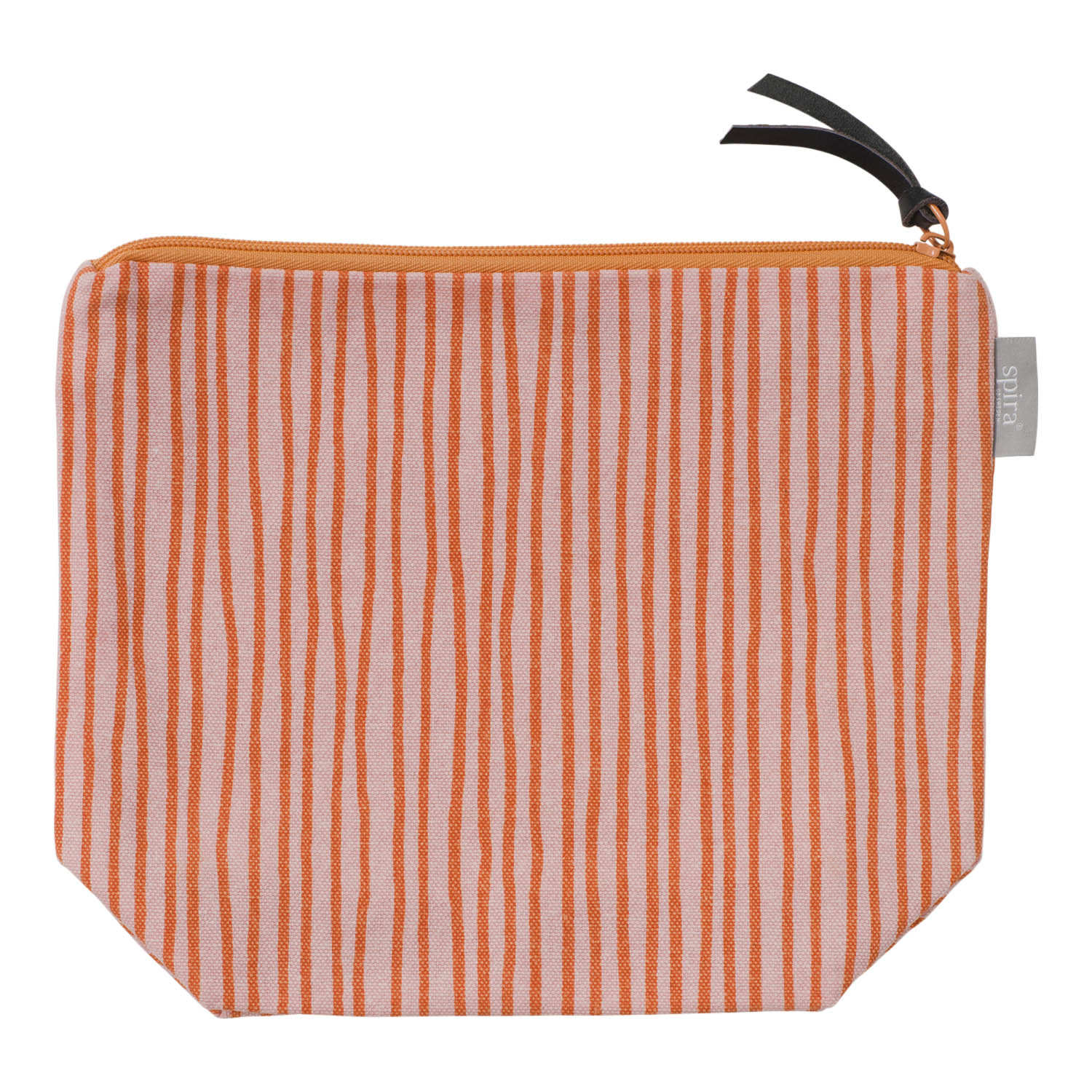 Spira of Sweden Kulturbeutel STRIPE rosa-orange, ca. 25 x 20 x 10 cm