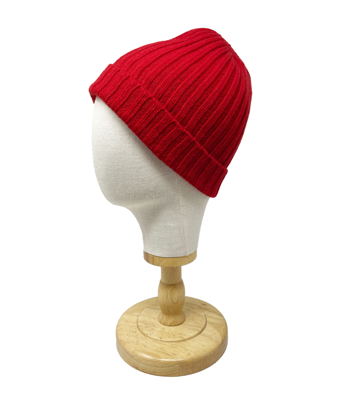 McKernan Mütze "CHUNKY RIB HAT" SCARLET, Wollmütze, 100% Wolle  