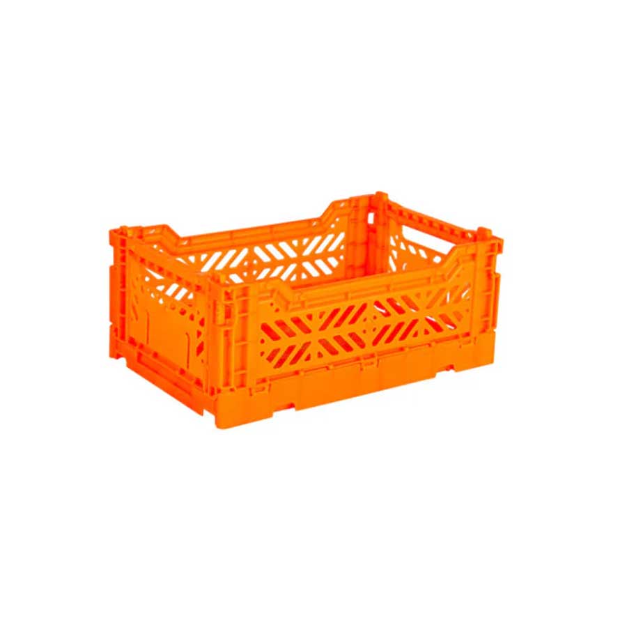 Aykasa Klappkiste mini, Farbe NEON ORANGE von Aykasa, Faltkiste, Klappbox   