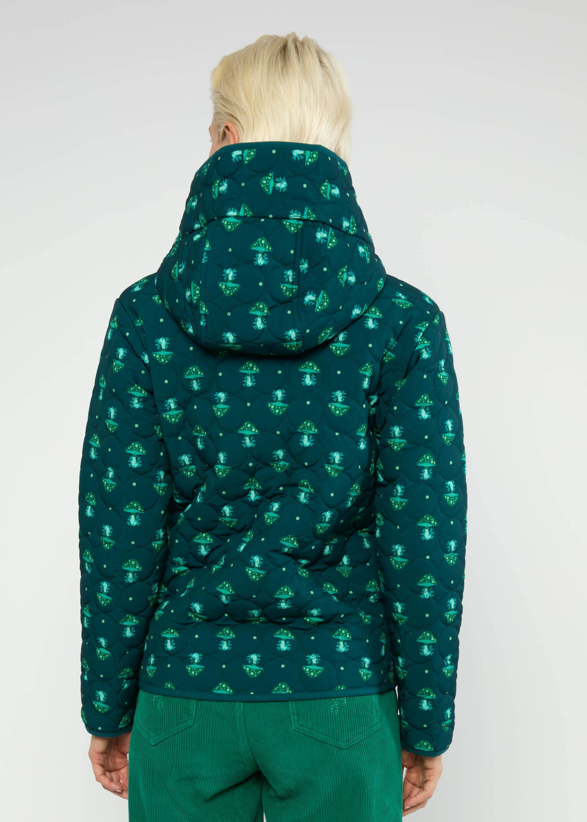 % Blutsgeschwister Softshelljacke Reversible Plopp - magical night mushroom