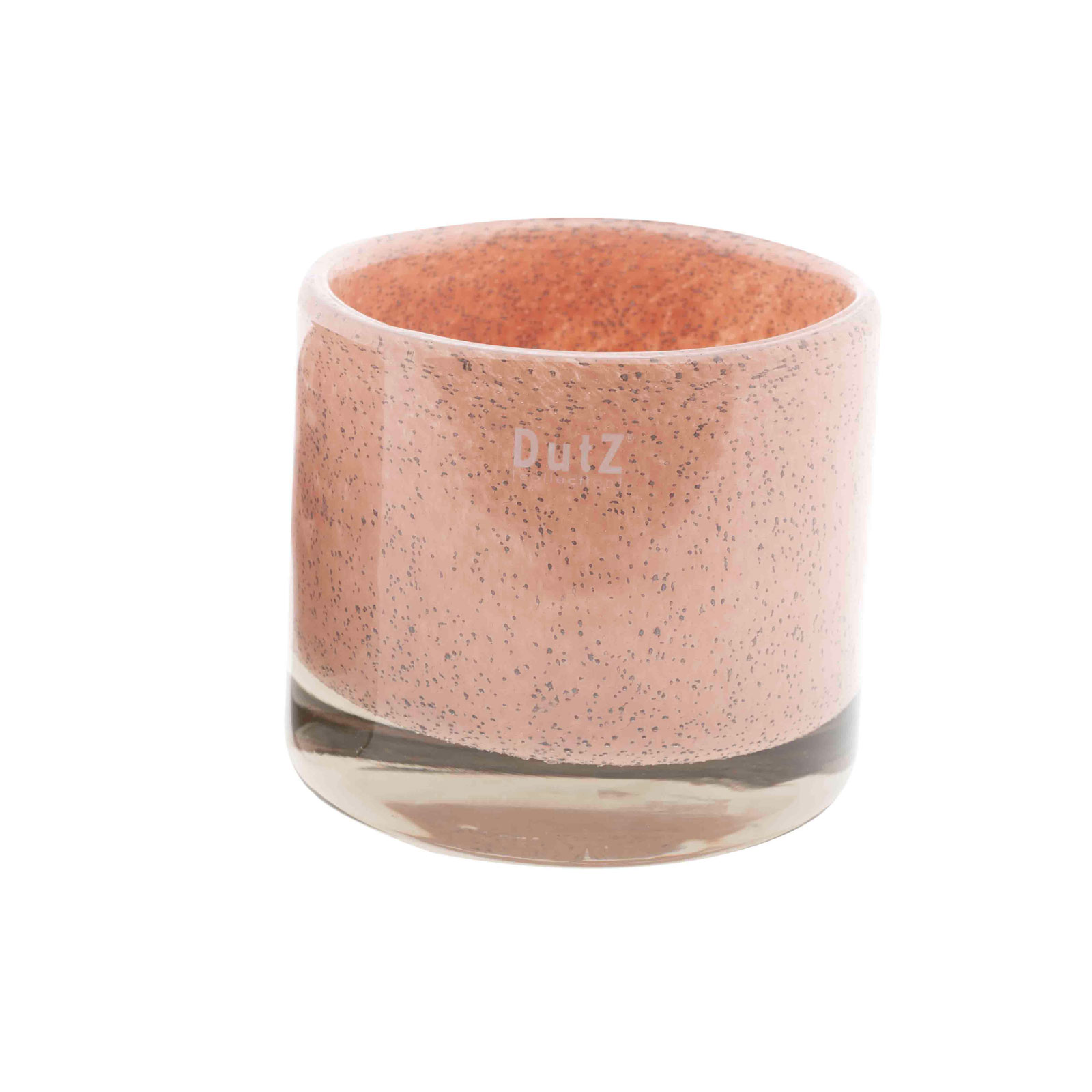 DUTZ  Glas  Thick Salmon D. ca. 14,5 cm, Höhe ca. 13 cm