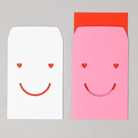 Umschlag Heart Happy Post, Pink