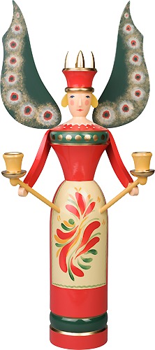 WENDT & KÜHN ERZGEBIRGSENGEL, ROT, ca. 40 cm