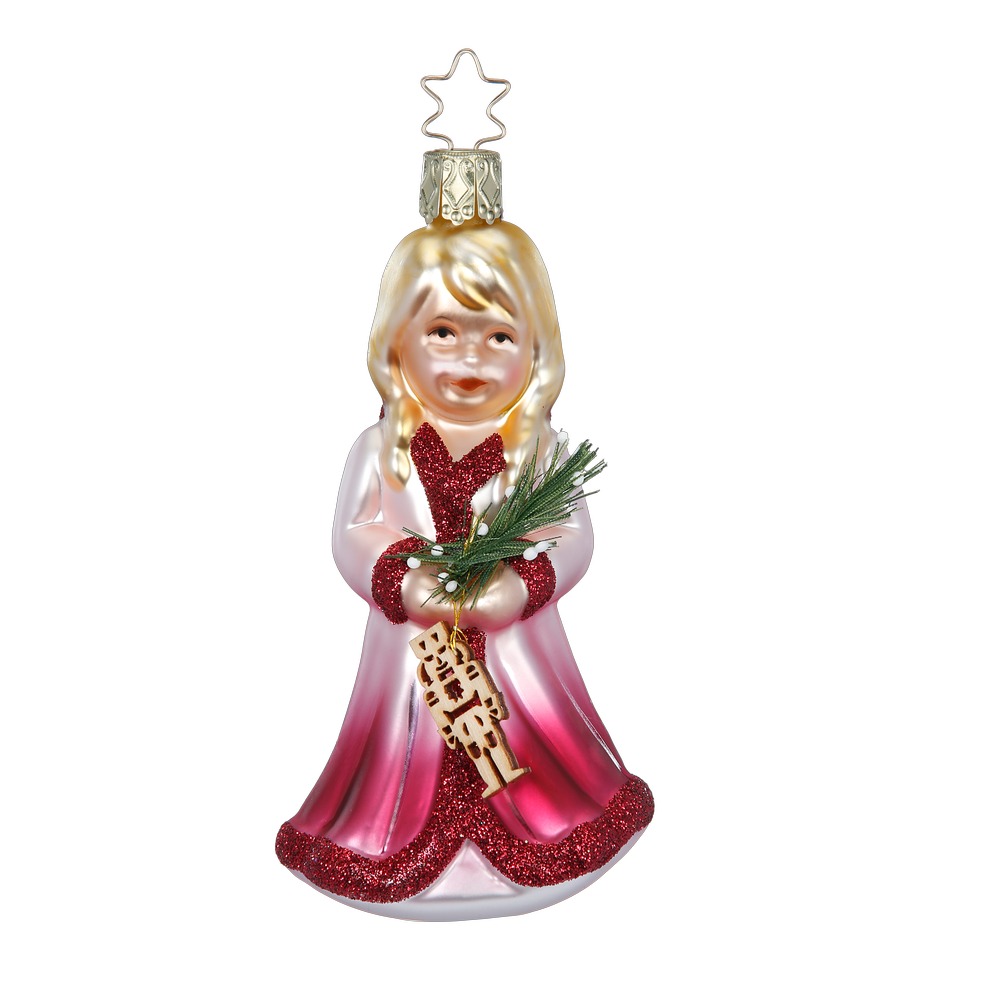 Inge Glas Christbaumschmuck Klara, ca. 11 cm, Mädchen, Die Nussknacker Suite  