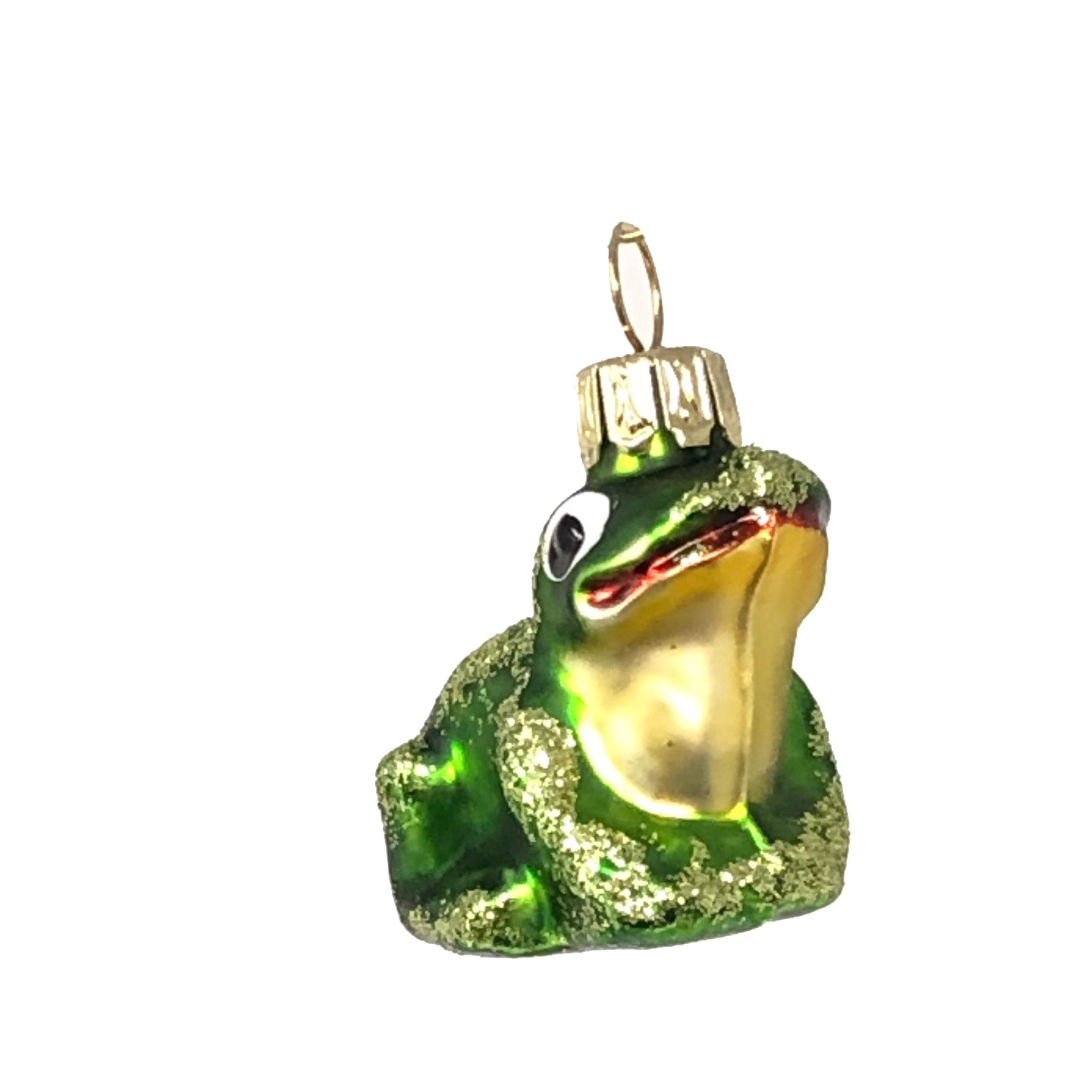 Christbaumschmuck MINI Frosch mini von der Oberfränkische Glasmanufaktur 